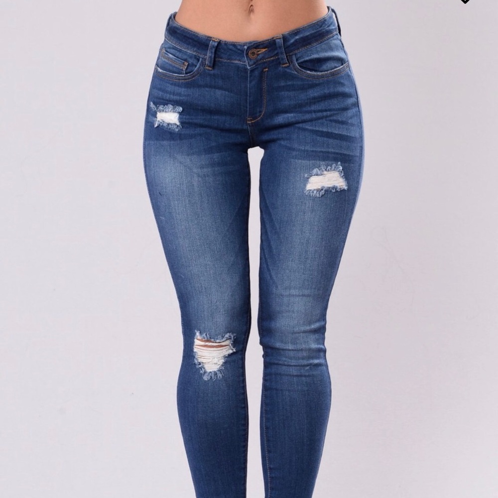Mid waist jeans